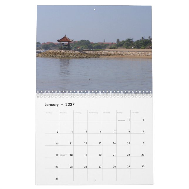 Bali 2013 kalender (Jan 2027)
