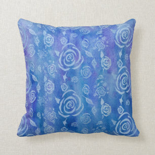 Bali-Batik-Blau-Kissen Kissen