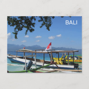 Bali Beach Indonesien Postkarte