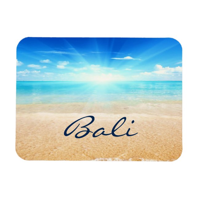 Bali Beach Sonnenaufgang Magnet (Horizontal)