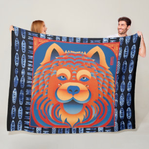 BALI BLISS Chow Fleecedecke