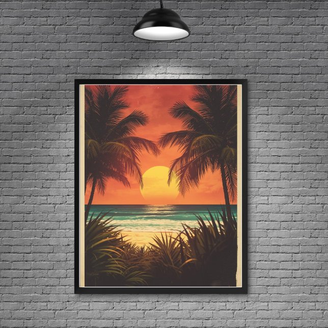 Bali Bliss – Vintage Inselparadies Reise Poster (Von Creator hochgeladen)