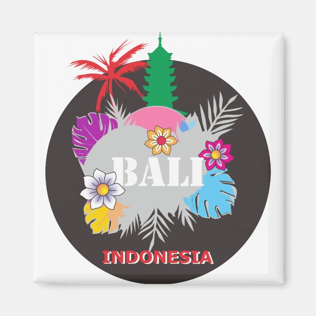 Bali Colorful Magnet (Vorne)