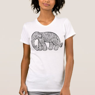 "BALI-ELEFANT" Weiche zerstörtes T-Shirt für