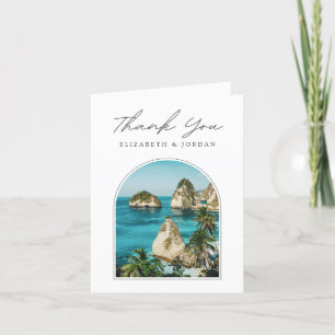 Bali-Foto-Leerzeichen-Dankeskarten Dankeskarte