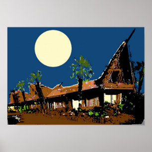 Bali Hai am Strand von Pontchartrain Poster