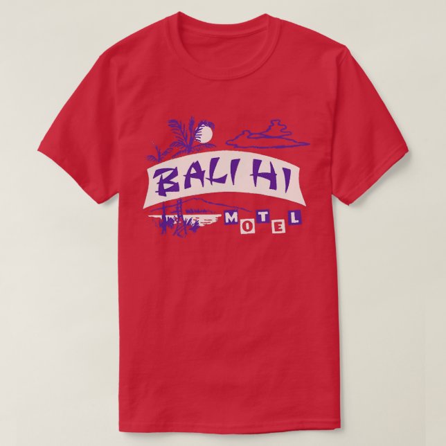 Bali Hi Motel T-Shirt (Design vorne)
