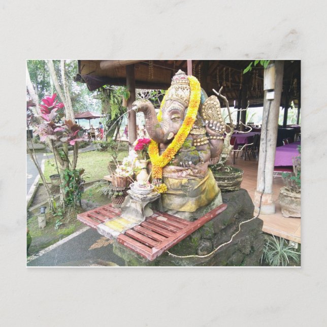 Bali Hindu Gods Postkarte (Vorderseite)