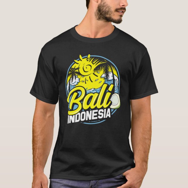 Bali Indonesia Women Men Balinese Reisen Kinder De T-Shirt (Vorderseite)