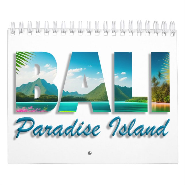 Bali Indonesien ist Paradise Island 12 Monate Kalender (Titelbild)