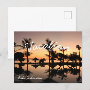 Bali, Indonesien Postkarte