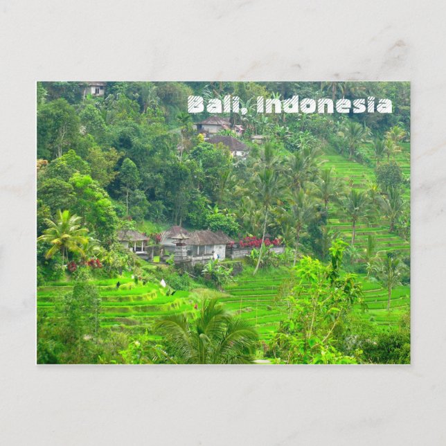 Bali, Indonesien Postkarte (Vorderseite)