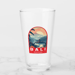 Bali Indonesien Reise Kunst Vintage Glas