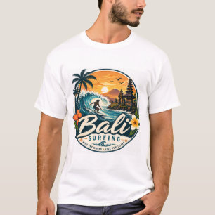Bali, Indonesien Surfen T-Shirt