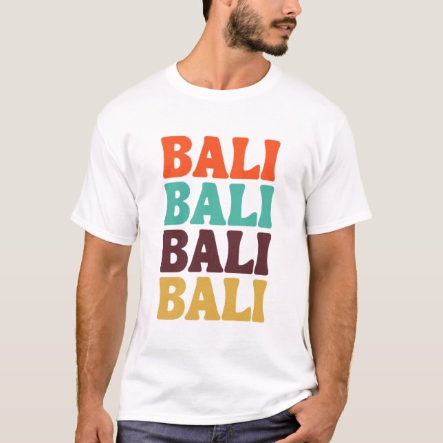Bali, Indonesien T-Shirt (Vorderseite)
