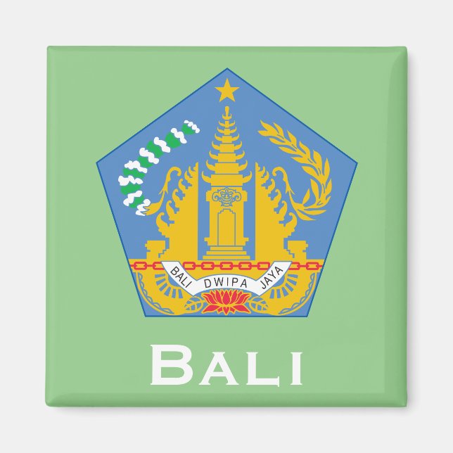 Bali, Indonesien (weniger gelegene Sundainseln) Magnet (Vorne)
