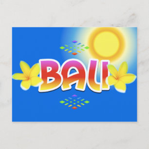 Bali Island Postkarte