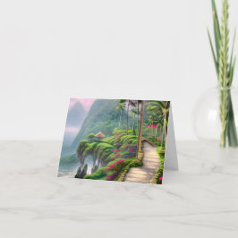 Bali ist eines der beliebtesten Reiseziele in der Dankeskarte