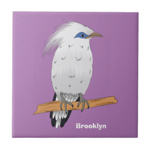 Bali Myna Tropenvogel Fliese