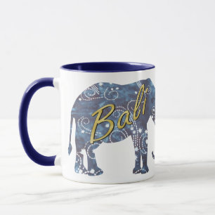 Bali Nights Batik Elephant Tasse