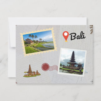 Bali Postkarte: Tropisches Paradies Postkarte