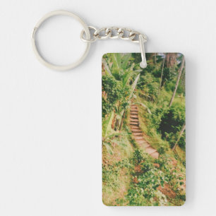 Bali Regenwaldtreppe Schlüsselanhänger