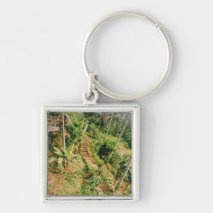 Bali Regenwaldtreppe Schlüsselanhänger
