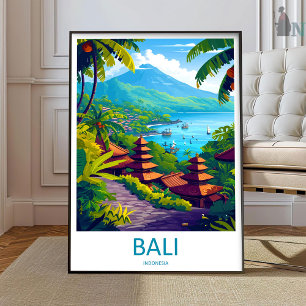 Bali-Reise-Druck-Wandkunst Bali-Wandbehang Zuhause Poster