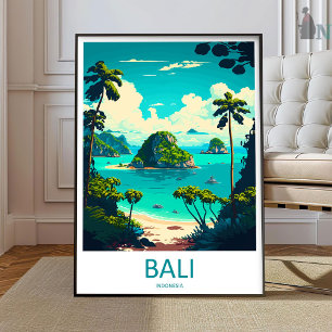 Bali-Reise-Druck-Wandkunst Bali-Wandbehang Zuhause Poster