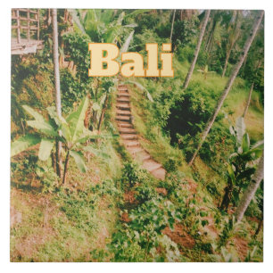 Bali-Souvenir Flexibler Photo-Magnet Fliese