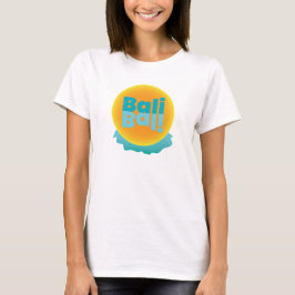 Bali, Souvenir, Sonnenuntergang, Tropical, T-Shirt