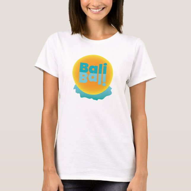 Bali, Souvenir, Sonnenuntergang, Tropical, T-Shirt (Vorderseite)