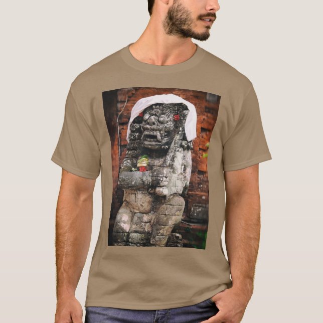 Bali Stone Lion T-Shirt (Vorderseite)