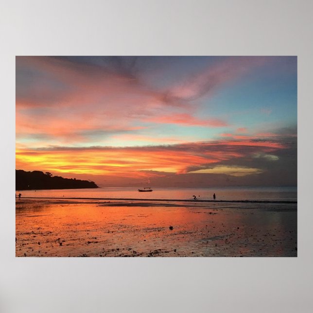 Bali Sunset Poster (Vorne)