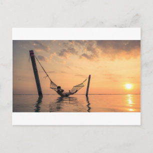 Bali Sunset Postkarte