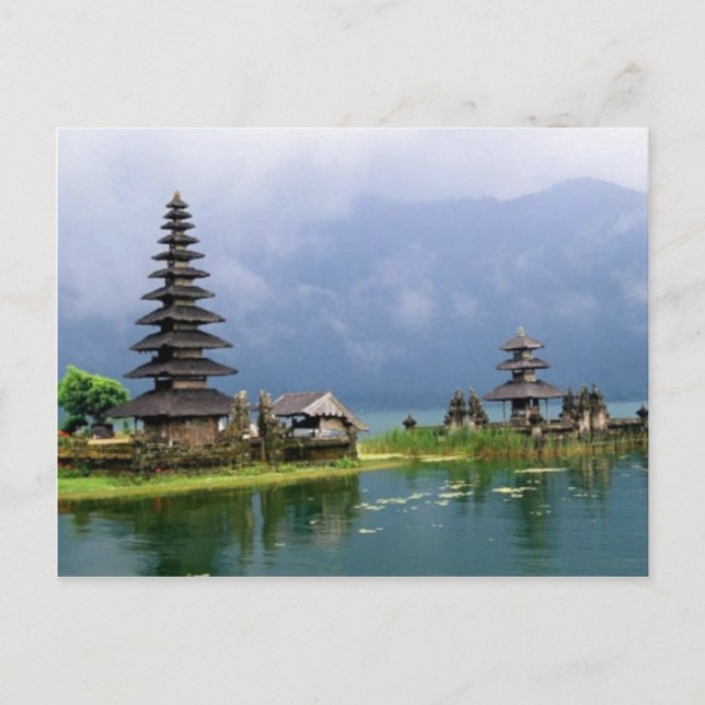 Bali Tempel indonesia Postkarte (Vorderseite)