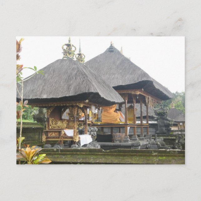 Bali Temple Postcard Postkarte (Vorderseite)