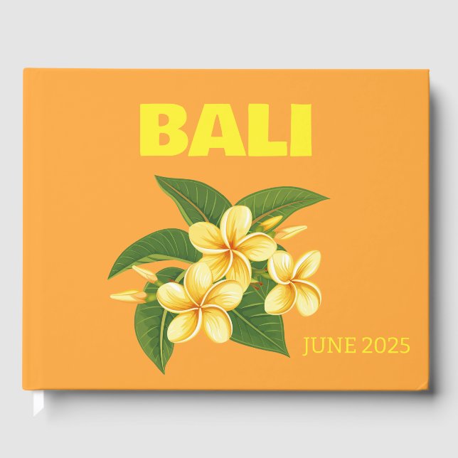 Bali travel coffee table book gästebuch (Vorderseite)