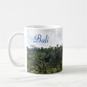 Bali Ubud Ricefields Kaffeetasse