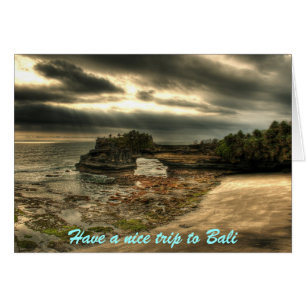 Bali Urlaubskarte
