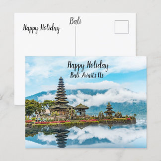 Bali vacation postcard postkarte