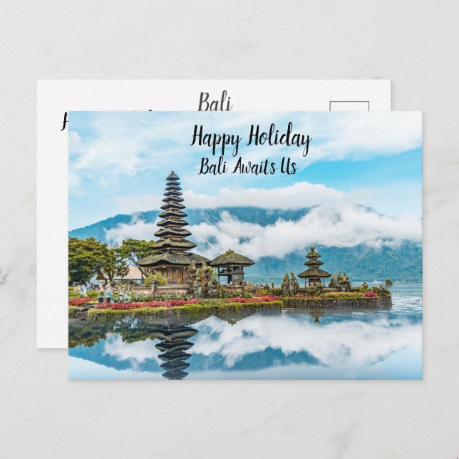 Bali vacation postcard postkarte (Vorne/Hinten)