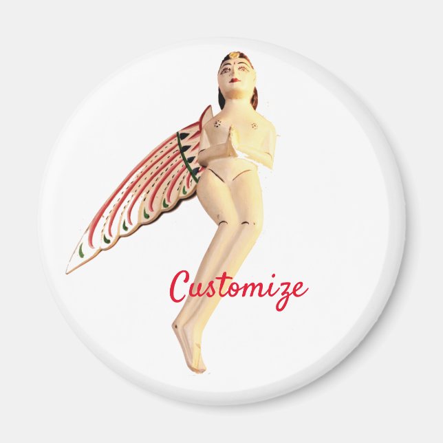 Bali Winged Goddess Thunder_Cove Magnet (Vorne)