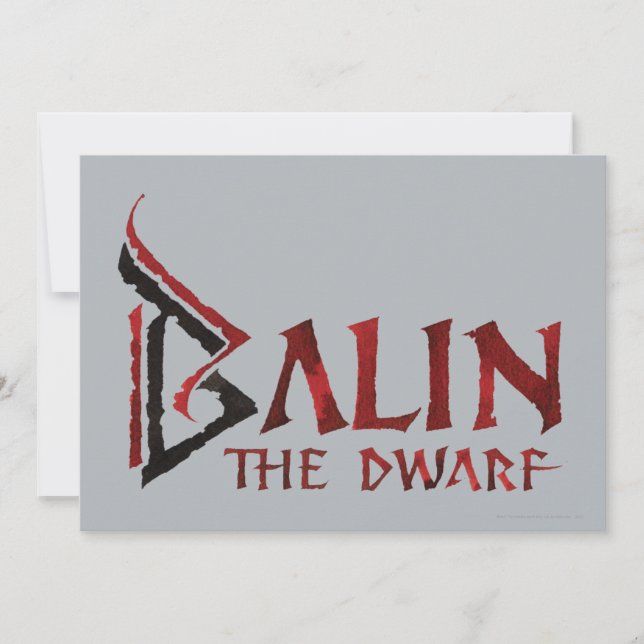 Balin Name (Vorderseite)