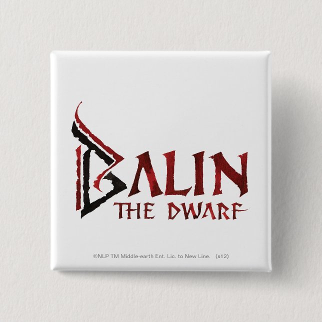 Balin Name Button (Vorderseite)