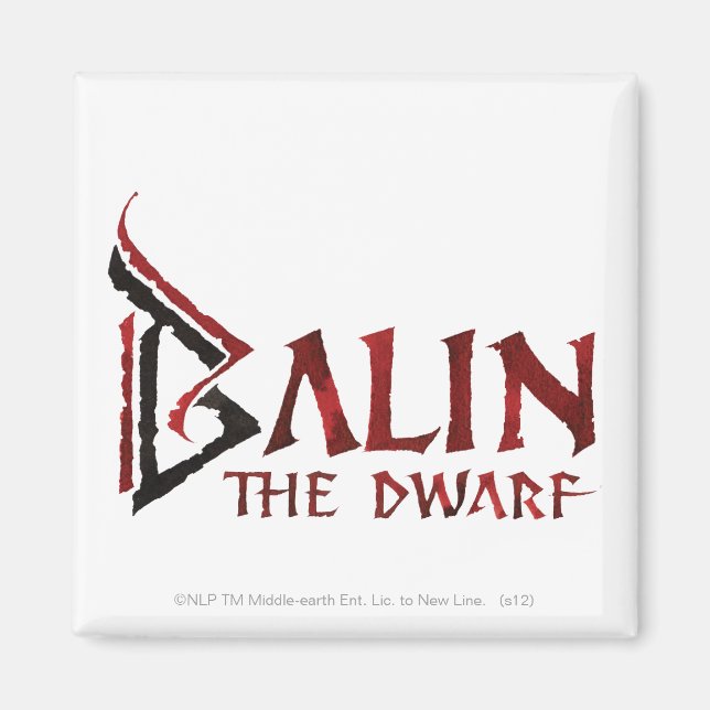 Balin Name Magnet (Vorne)