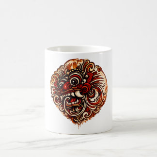 Balinese Barong Illustration Classic Mug Kaffeetasse