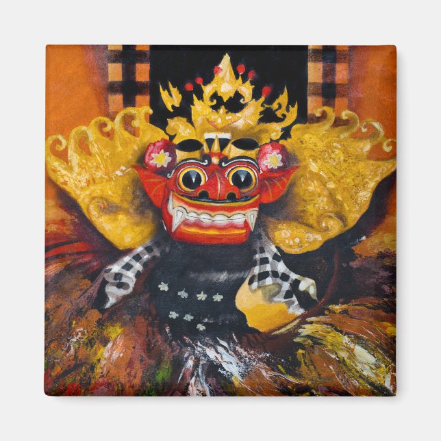 Balinese Barong Magnet (Vorne)