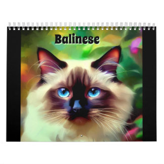 Balinese Cat Kalender