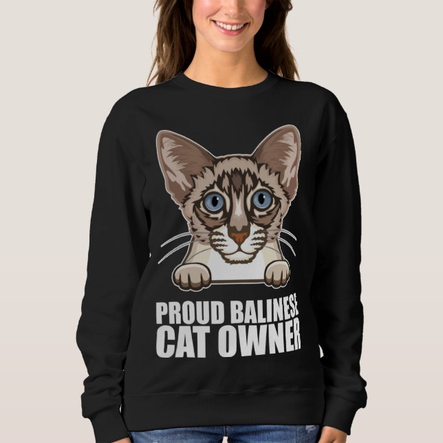 Balinese cats  Balinese Dad  Balinese Mom  4 Sweatshirt (Vorderseite)